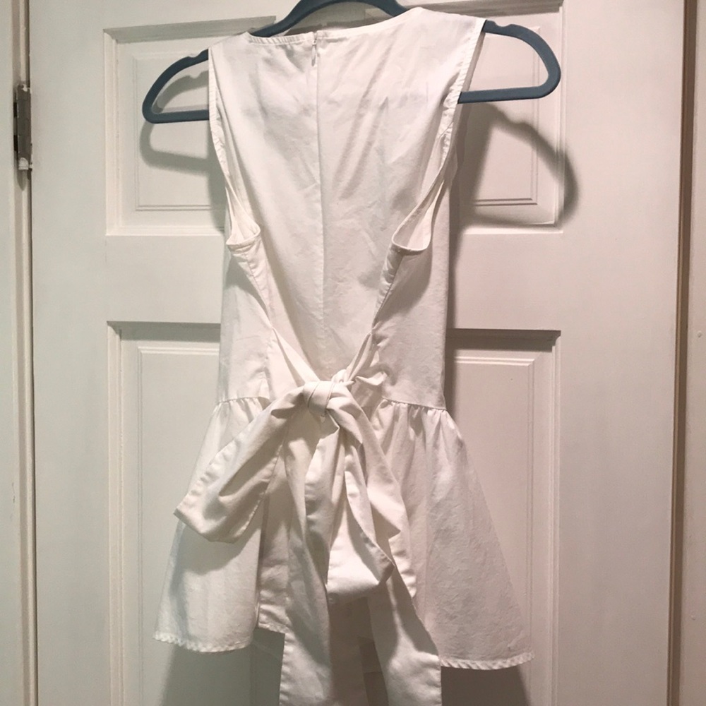 White Blouse with Bow